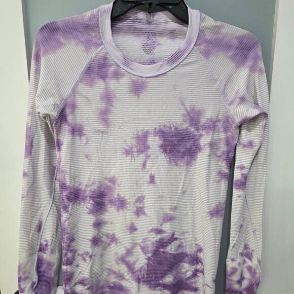 lululemon athletica Tops - Lululemon Tie Dye Long Sleeve Shirt Women’s 6 Purple White